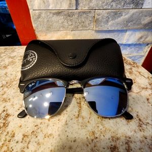 Ray-Ban Clubmaster Custom Grey/Black Sunglassss